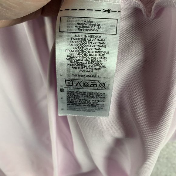 Adidas Golf Polo Shirt Men's X-Large Pink Chest Print Short Sleeve Collared 6649 - Picture 6 of 9